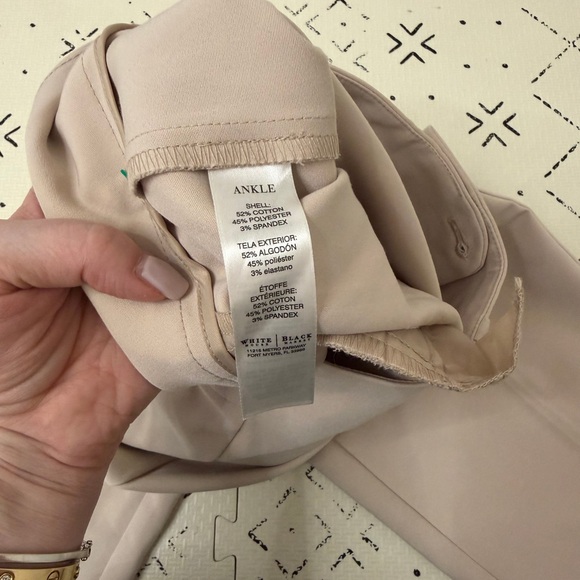WHBM ankle‎ pants size 10 in color biscotti - Picture 8 of 9